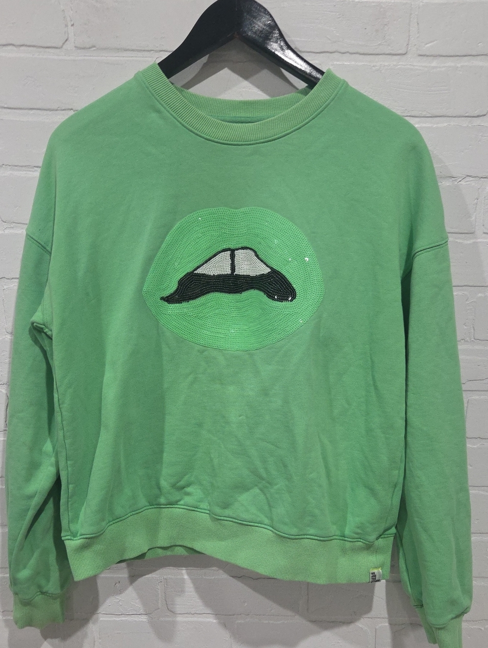 We Are The Others Sequin Lips Sweatshirt
